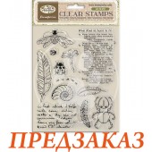 Штампы силиконовые прозрачные WTK241 "All Around" Stamperia, 14х18 см